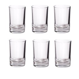6 Vasos chupito hot shot 4,3 cl