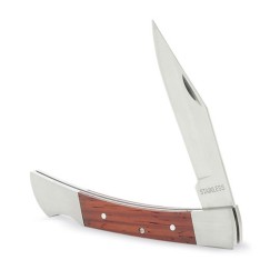 Navaja de madera y acero inoxidable