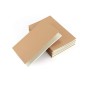 Cuaderno A5 con tapa cosida en kraft