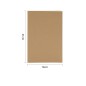 Cuaderno A5 con tapa cosida en kraft