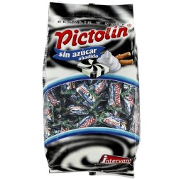 Bolsa caramelos Pictolín regaliz y nata sin azúcar