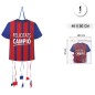Piñata camiseta de fútbol azul y roja
