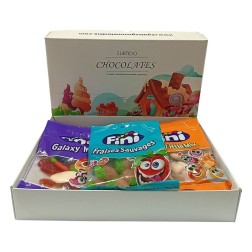 Surtido de chocolates y golosinas