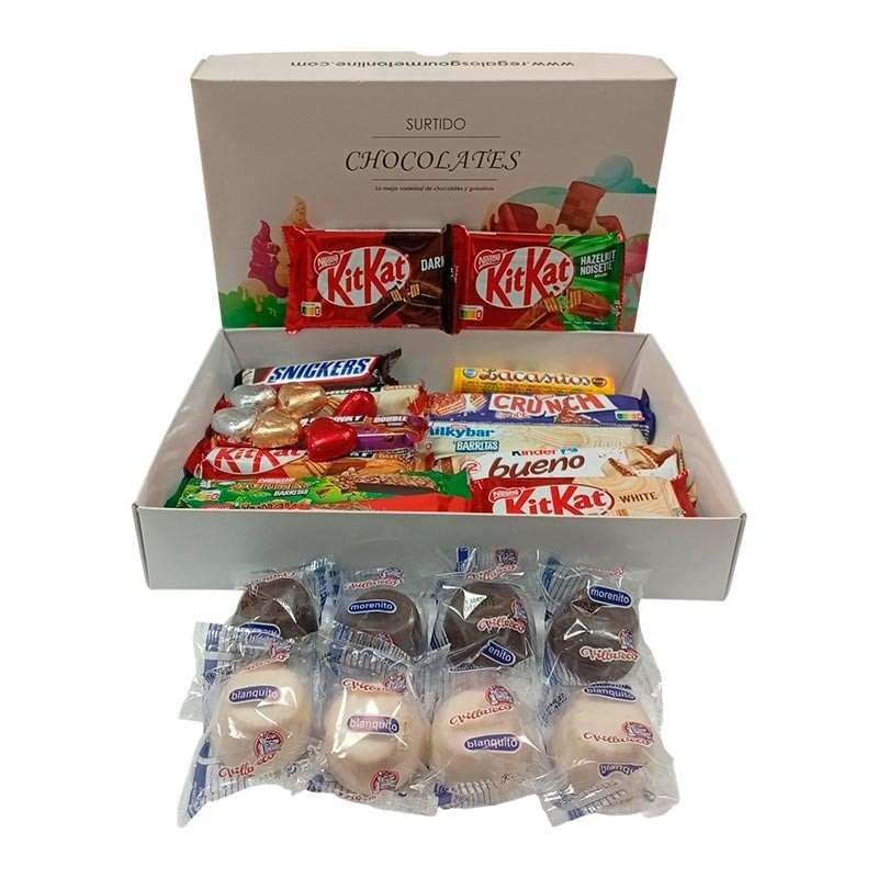 Cesta de chocolates para regalar