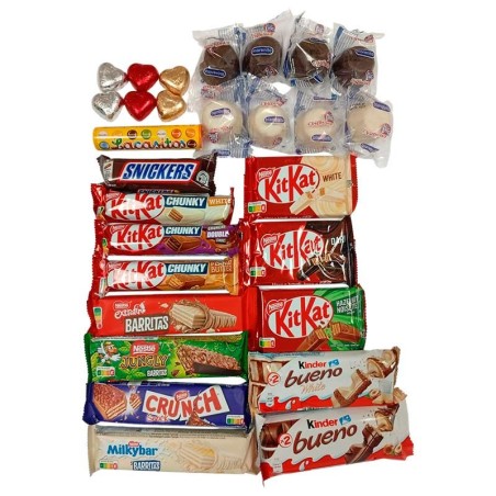 Cesta de chocolates para regalar