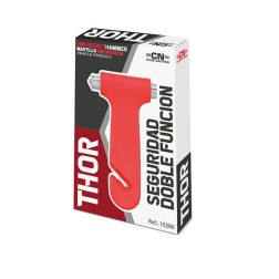 Martillo y cuchilla para cinturon emergencia