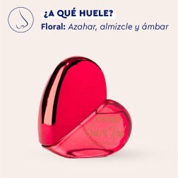 Mini perfurme de corazón rojo