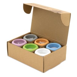 Pack 6 velas aromatizadas ECO CEMENTO