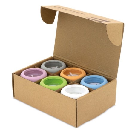 Pack 6 velas aromatizadas ECO CEMENTO
