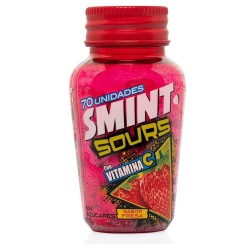 Smint Sours Fresa Sin Azúcar - 6 unidades de 49 gr.