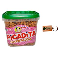 Cubo 1,5 kg Churruca barbacoa con llavero deliex