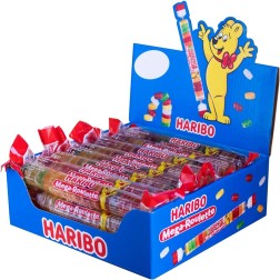 Mega Roulette Haribo caja 24 x 45 gr de caramelos goma