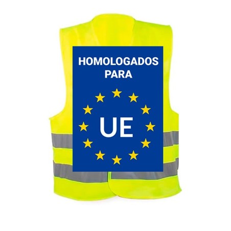 Chaleco reflectante amarillo homologado