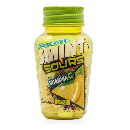 Smint Sours Limón Sin Azúcar - 6 unidades de 49 gr