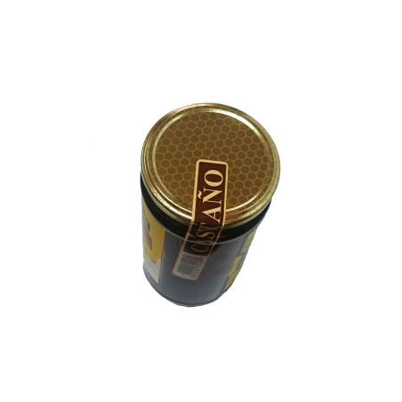 Miel extraída de las flores del castaño. Tarro grande 1 kg