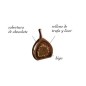 Bombon de higo cubierto de chocolate. (24 und) Bombon de higo cubierto de chocolate. (24 und)