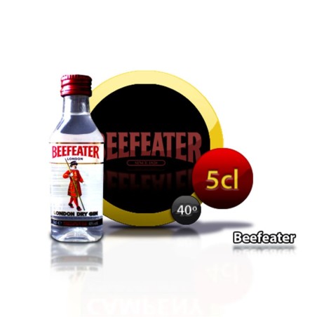 Botella miniatura ginebra Beefeater
