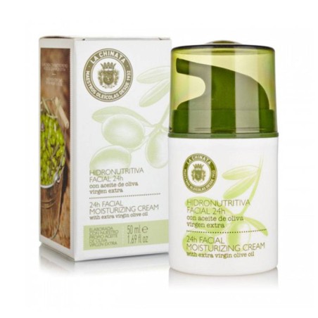 Crema hidronutritiva facial 24H con Aceite de Oliva Virgen Extra 50ml de La Chinata