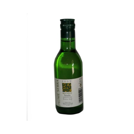 Botellita vino blanco Penedes Jaume Sierra