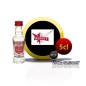 Miniatura de vodka Smirnoff para profesionales. Miniatura de vodka Smirnoff para profesionales.