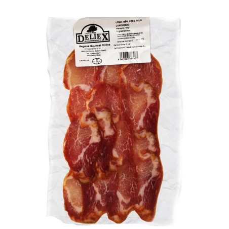 Lomo Ibérico cebo rojo loncheado