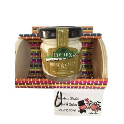 Mini baúl y crema de cabra para regalar
