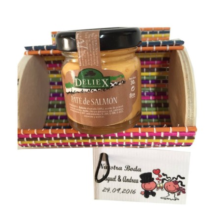 Baúl mini con paté de salmón Deliex