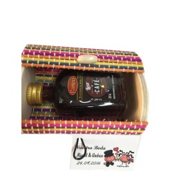 Mini licor de café con baúl para regalos