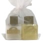 Acondicionador para el cabello y champú con bolsa de organza Acondicionador para el cabello y champú con bolsa de organza