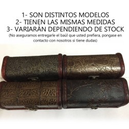 Baúl alargado con relieve, acondicionador, champú, gel y sales de baño
