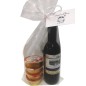 Vino miniatura señorío de plástico con 4 patés Vino miniatura señorío de plástico con 4 patés