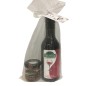 Detalle con Vino de Extremadura y un tarro de Paté Ibérico miniatura para empresa Detalle con Vino de Extremadura y un tarro de Paté Ibérico miniatura para empresa