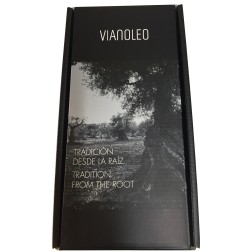 Estuche para empresas con dos aceites de oliva con Licopeno