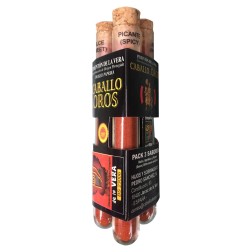 Pimentón de la Vera mini pack triple dulce, agridulce y picante para profesionales
