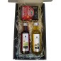 Estuche empresas con pimentón de la vera, aceite y vinagre para navidad Estuche empresas con pimentón de la vera, aceite y vinagre para navidad