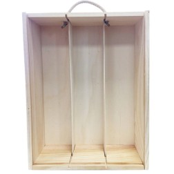 Caja madera grande con lote gourmet para empresa