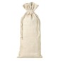 Saco beige de lino de 13 x 27 cm Saco beige de lino de 13 x 27 cm