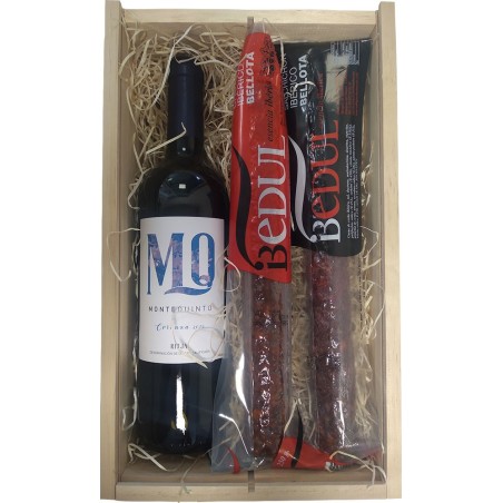 Caja regalo para empresa con productos gourmet