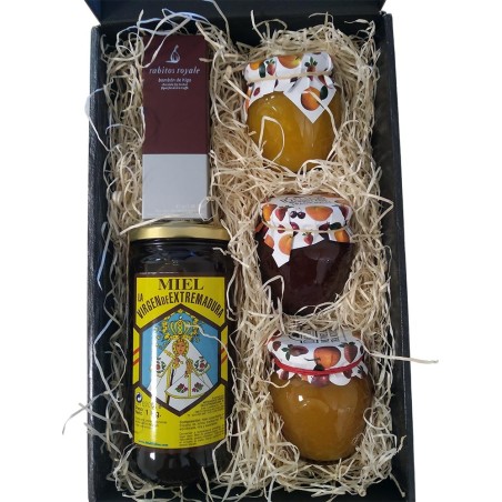 Estuche de productos gourmet para regalar en navidad a los empleados 