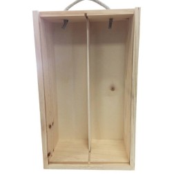 Caja madera con vinos Habla