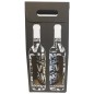 Estuche con dos botellas de vino para regalar