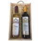 Caja de madera con vinos Tiara Caja de madera con vinos Tiara