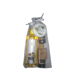 Kit de boda cosméticos (Gel,body milk,pastilla de jabón,aceite de oliva)