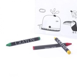 Estuche ballena para colorear infantil