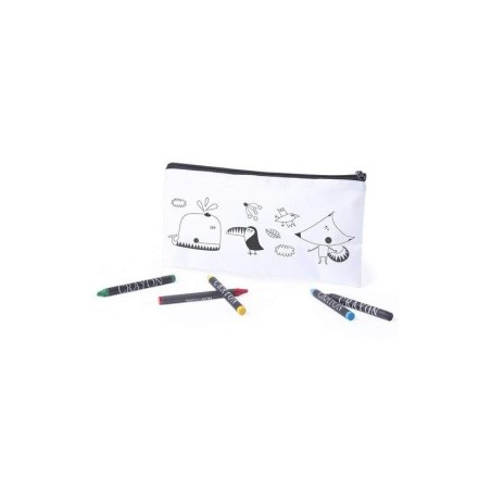 Estuche ballena para colorear infantil
