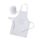 Delantal y Gorro de Cocinero para Niño Regalo Infantil (Blanco) Delantal y Gorro de Cocinero para Niño Regalo Infantil (Blanco)