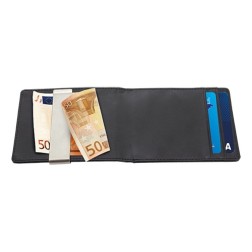 Conjunto de cartera, bolígrafo y llavero