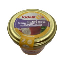 Crema de GUANTÁ Queso Torta con piquillos