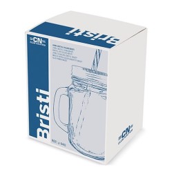 Jarra Bristi Naranja con sorbete.