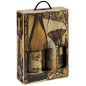 Estuche presentación para tres botellas. Estuche presentación para tres botellas.
